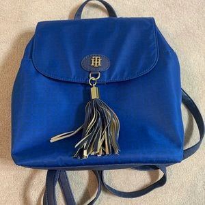 Tommy Hilfiger Blue Nylon Backpack